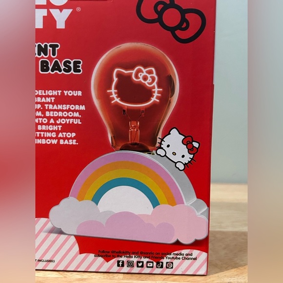Hello Kitty Filament Bulb Rainbow Base Glow Light Made By Sanrio. NWTS. - Picture 5 of 7